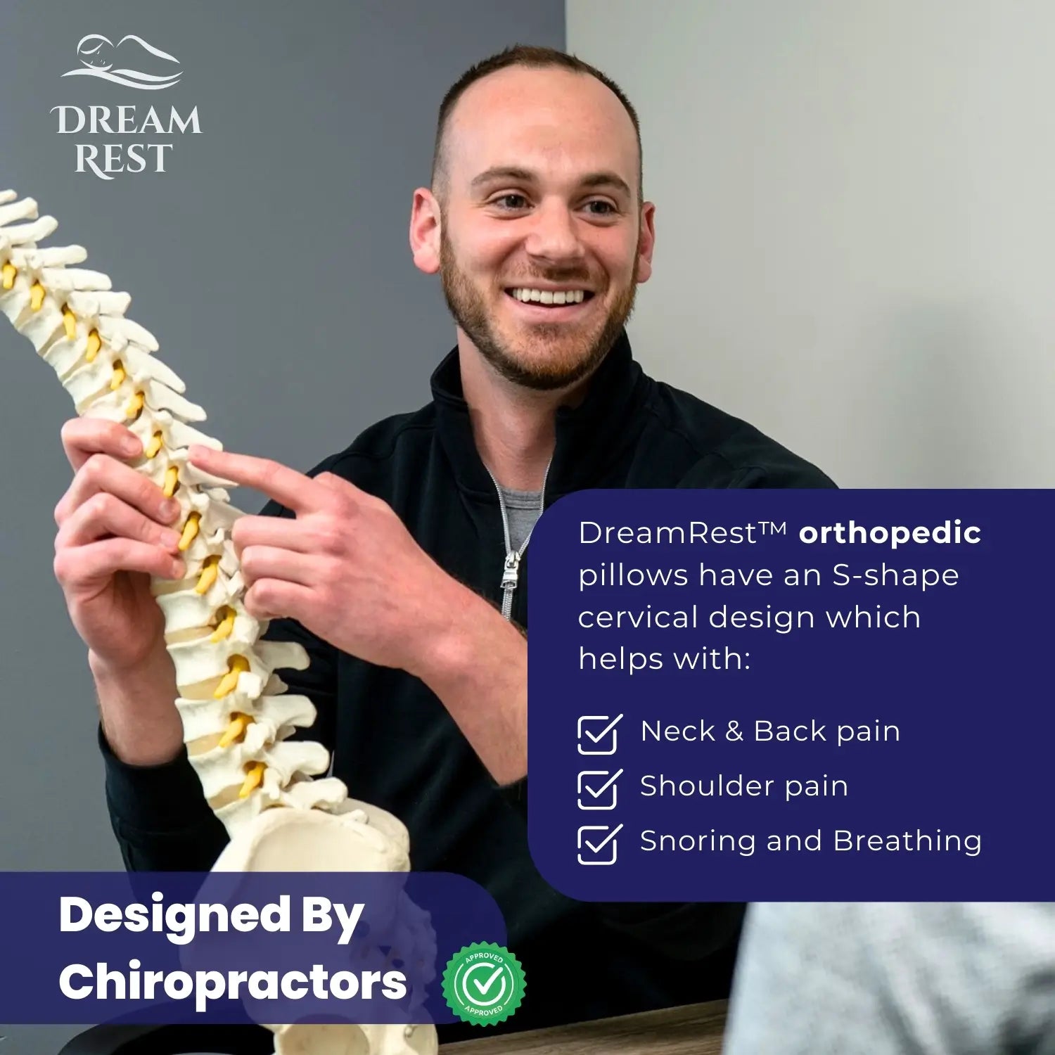 DreamRest™ Ergonomic Pillow