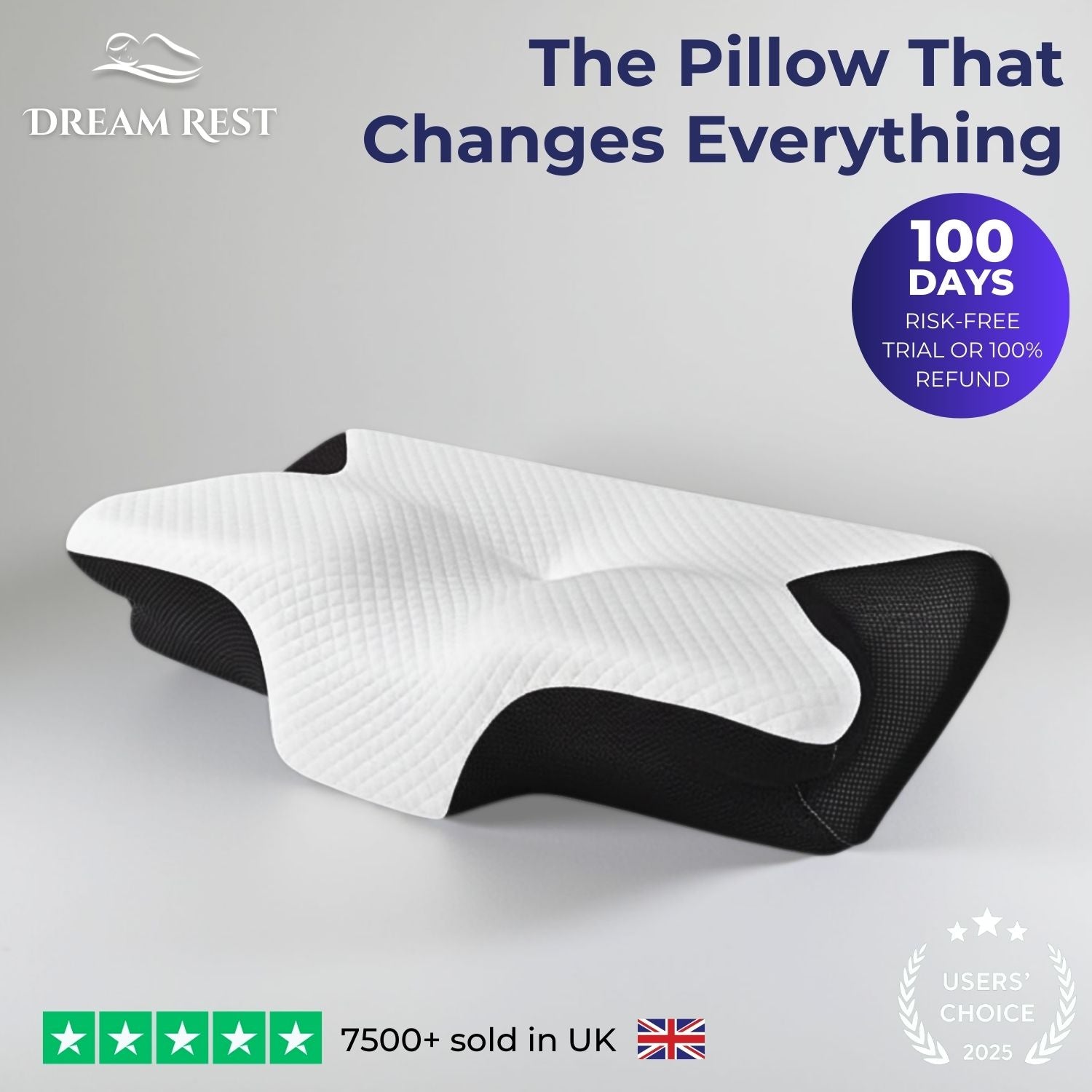 DreamRest™ Ergonomic Pillow