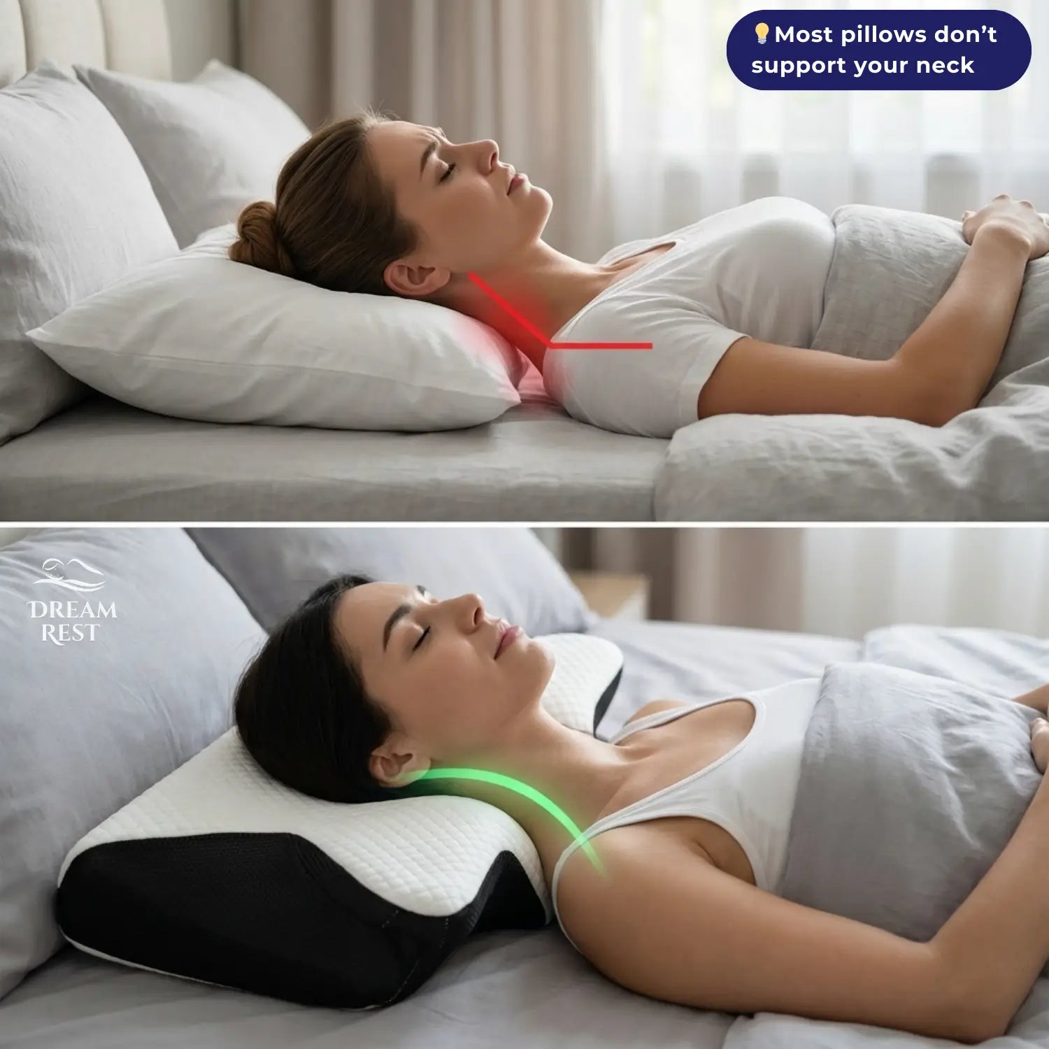 DreamRestโข Couples (2) Pillows